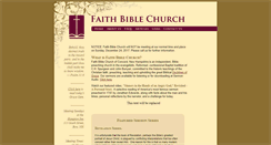 Desktop Screenshot of faithbiblechurchnh.org