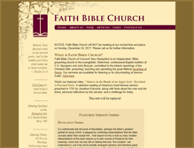 Tablet Screenshot of faithbiblechurchnh.org
